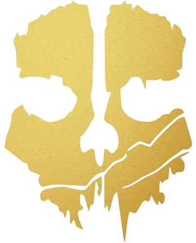 Decus Shop Call of Duty Ghost XL 0124 (Gold metallic) // Sticker OEM JDM Style Aufkleber