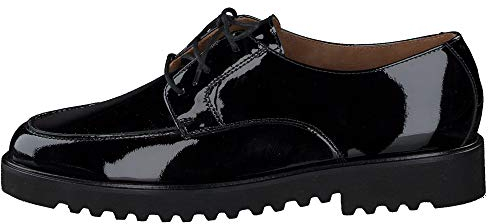 Paul Green Damen Schnürer, Frauen Businessschuhe,schnürschuhe,Halbschuhe,elegant,Schnuerschuhe,Schnuerer,straßenschuhe,Schwarz (SCHWARZ),39 EU / 6 UK
