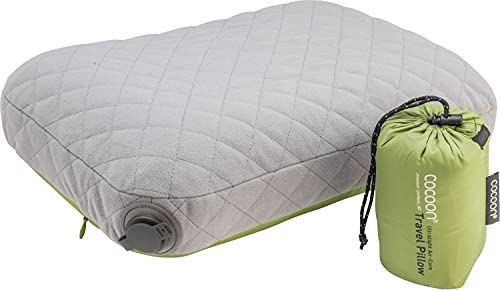 Cocoon Air Core Hood/Camp Pillow, Wasabi/Grey