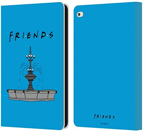 Head Case Designs Licenciado Oficialmente Friends TV Show Fountain Icónico Carcasa de Cuero Tipo Libro Compatible con Apple iPad Air 2 (2014)