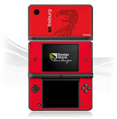 DeinDesign Skin kompatibel mit Nintendo DSi XL Folie Sticker SC Freiburg Fußball Bundesliga