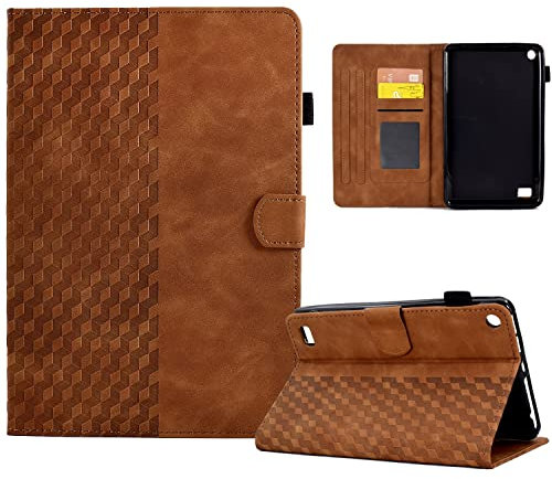 Protective Case Premium Leather Case For Kindle Fire 7 Case 2019/2017/2015 (9th/7th/5th Generation) Tablet,Smart Magnetic Flip Fold Stand Case Protective Case Cover with Auto Wake Sleep Tablet Slim Co