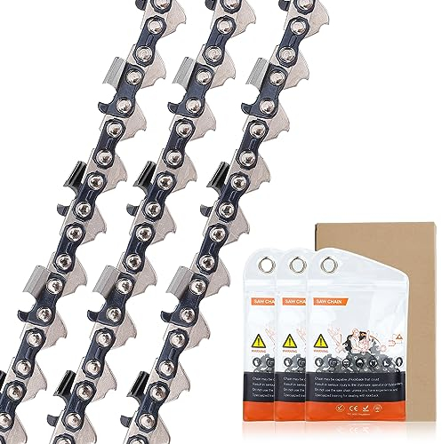 Savior Confezione da 3 catene per motosega da 38 cm, 1,3 mm, 64 maglie, compatibili con Husqvarna X-Cut SP33G, Dolmar, Echo