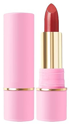 Filler Instinct Plumping Lip Polish Moisturizing Lipstick Paper Tube Lipstick Velvet Fog Is Not Easy To Decolour Croes Border Nude Lipstick Kissing Roll on Lip Gloss (C, One Size)