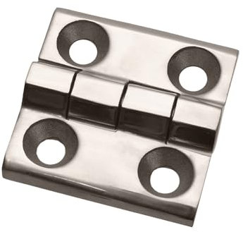 ONPIRA Scharniere aus Edelstahl V2A für Tür, Möbel, Modellbau Rostfrei in 5 Größen auswählbar (60x60mm)