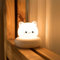 Magic Webstore Nachtlicht für Babys, Kinder, Katze, Nachtlicht, Baby, wiederaufladbar, Touchscreen, dekorative Lampe für Mädchen und Jungen, Geschenk zur Geburt, 3 einstellbare Lichtmodi (Kätzchen)