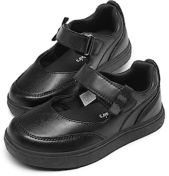 DREAM PAIRS Mädchen Mary Jane Ballerina Flache Schuhe Elegante Schulschuh Preppy-Stil,Size 32,SCHWARZ,SDFS2323K