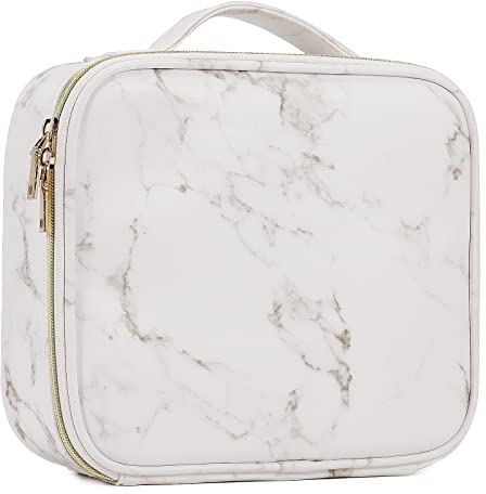 Kosmetikkoffer Make up Tasche Make up Koffer Kosmetiktasche Schminktasche Make up Organizer Tasche Schminkkoffer Make up Bag,Weiß