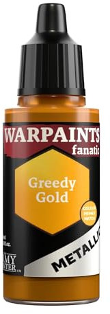 The Army Painter Warpaints Fanatic Pigment métallique Peinture de loisirs Doré gourmand 18 ml