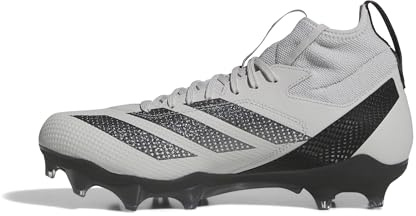 adidas Unisex-Adult Adizero Impact American Football, Grey/Black/Grey, 13 Women/12 Men