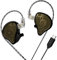 ND Venus in Ear Monitor Headphones, 10mm Double Magnetic Dynamic Driver IEM Earphones, HiFi Wired Gaming Earbuds, 2 Pin Detachable Cable (Without Mic, Black, USB-C Port)