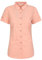 Mountain Warehouse Coconut Short Sleeve Womens Shirt - 100% Cotton Ladies Top, Lightweight, Breathable Blouse, Mesh Lined Tee - for Travelling & Daily Use Coral Women's Size 22