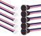 CY Connector 5pcs/set DIY OEM Type C Female Socket to 4Pin Header Cable Pitch=2.0mm Panel Mount Type DC 5V Power Data