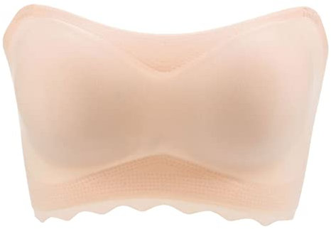 Generico Coppe Adesive Seno Grande da Donna Reggiseno Senza Spalline Avvolgente Sexy Invisibile sul Abito Donna da Cerimonia (Beige, XXXXXL)