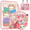 Funda Niños Compatible con Samsung Galaxy Tab A9 8.7-Inch 2023 (SM-X110/X115/X117), Silicona Antichoque Melody con Asa Soporte, Correa para el Hombro