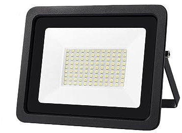 Faretto LED da esterno Luce Di Inondazione A LED 100W 50W 30W 20W 10W Esterno IP68 Riflettore Impermeabile Faretto Lampione Stradale Lampada Da Parete Illuminazione Da Giardino(Cold 6000K,100W)