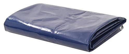 Brokky Telone 650 g/m² 2,5x3,5 m Blu-Telone Impermeabile,Telo in Tessuto e Protettivo,telone Rinforzato occhiellato per Barche,Legno,Piscina,mobili da Giardino,Auto,antistrappo