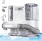 380W Carpet Cleaner Machines, Spot Cleaner with 9Kpa Suction Power, 500Ml Waste Water Tank & 1000Ml Clean Water Tank, Vacuum Steam Cleaning Machine for Furniture Pets Car Seats