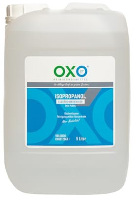 Reinigungsmittel Isopropanol 99,9% | Elektronikreiniger | Isopropylalkohol | IPA-Reinigungsalkohol für Haushalt, Glas und Elektronik | Made in Germany (5 l (1er Pack))