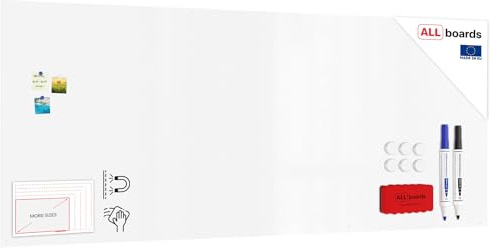 ALLboards Magnetplatte, Musterstück, A4-Format 300×120, magnetisch und trockenabwischbar