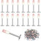 300 Pièces 42 mm Clous pour Cloueur Béton Mini-7,3 mm, pour Fixer et Réparer Les Murs en Béton et Les Plafonds de Conduits de Câble. Compatible Avec Le Mini Pistolet à Clous Manuel