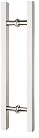 Tirador de puerta de granero, moderno tirador de puerta corredera para puertas interiores de cristal, uso en tienda y oficina, 80 cm x 50 cm