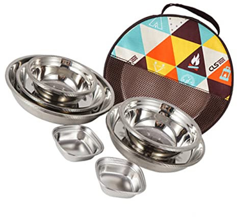 HANABASS Vaisselle De Camping Service De Table Extérieur Bol De Pique- Pour Randonnée Facile à Nettoyer Ranger