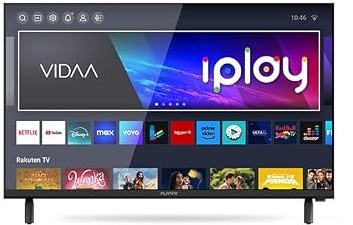 ALLVIEW 24-Zoll HD-Ready Smart-LED Fernseher 24iPlay6300-H – Rahmenloses Design, HDMI & USB, WLAN, VIDAA Smart TV, Wandmontierbar (VESA 100×100)