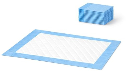 PARENCE. Lot de 10 Tapis Éducateurs pour Chien 33 x 45 cm – Alèses Absorbantes 4 Couches Étanches – Tapis Propreté pour Chiots, Chats et Petits Animaux - 10 Pièces