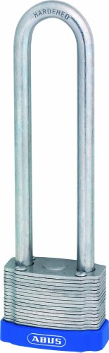 ABUS Laminated Padlock 41/50HB125 with Long Shackle - 2 Keys – Heavy-Duty, Weather-Resistant Lock for High-Security Applications