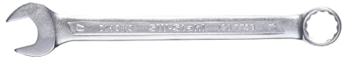 SW-Stahl 00832L Gabelringschlüssel 50 mm I Maulschlüssel SW 50mm I Ringschraubenschlüssel I Doppel-Schraubenschlüssel I Ringmaulschlüssel I Gabelschlüssel I Ringschlüssel