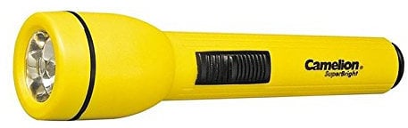 Camelion 310.01 Taschenlampe Super Bright 14,5 x Durchmesser 3,5 cm, Plastik, Schwarz, 14.5 x 3.5 x 3.5 cm