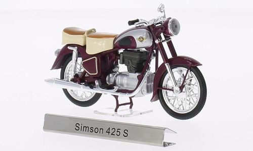 Simson 425 S, dunkelrot, Modellauto, Fertigmodell, SpecialC.-61 1:24