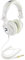 7even Headphones White/DJ HiFi Sports Headphones in White, Rotatable, Interchangeable Cable, 110 dB