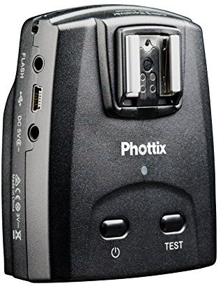 Phottix-Telecomando a distanza per flash 89067 ricevitore telecomando per Nikon, colore: nero