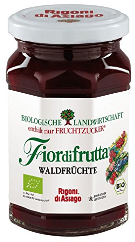 Rigoni di Asiago Fiordifrutta - Fruchtaufstrich - Waldfrüchte Bio, 1er Pack (1 x 250 g)