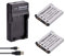 Newmowa Remplacement Batterie Li-42B (2) et Chargeur USB Portable Kit pour Olympus Li-42B, Li-40B et Olympus Stylus 1040, 1050W, 1060, 1070, 1200, 7000, 7010, 7020, 7030, 7040