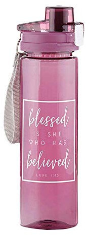 Religious Blessed Is She Who Has Believed Luke, borraccia 1:45, 680,4 g