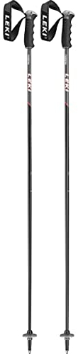 LEKI Neolite Carbon Skistöcke, schwarz-leuchtrot-weiß, 115CM