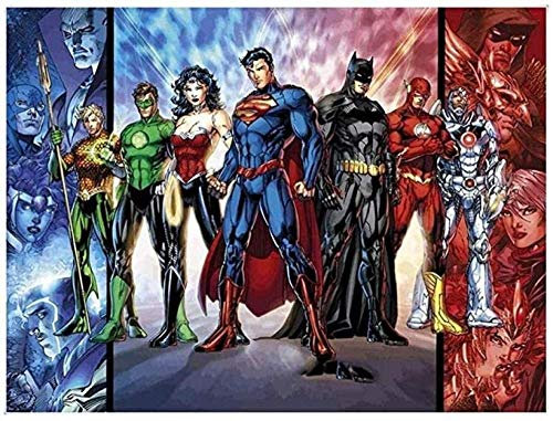 KELDOG Puzzle Jigsaws Cartoon Anime Batman Wooden Jigsaw 1000 Piece Jigsaw For Kids Adults Family Game Difficulty Challenge Puzzles
