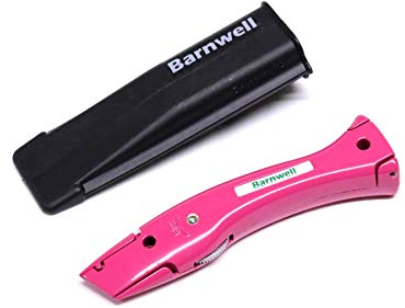 Barnwell Pink Dolphin Delphin Carpet Fitters Work Trimming Fixed Handle and Holster
