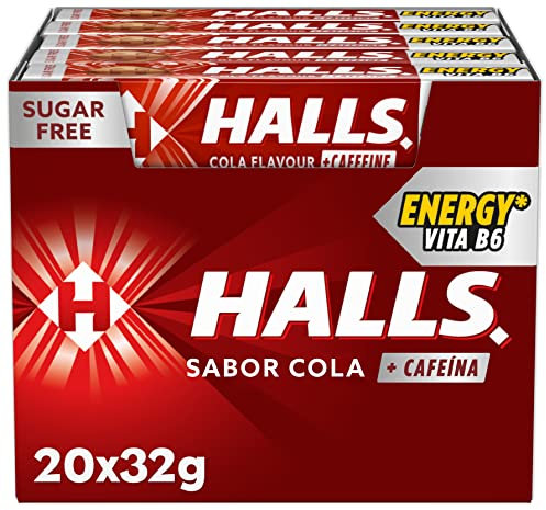 Halls Cola - Caramelo duro - Caja con 20 Sticks de 32 g