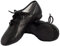 s.lemon Jazzschuhe,Echtes Leder Schnüren Jazz Schuhe für Damen Herren Schwarz 41