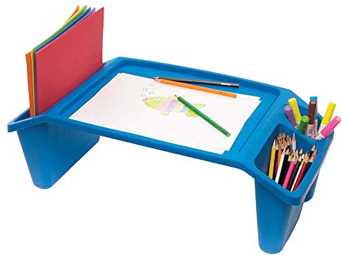 Baker Ross FE445 Children's Crafting Lap Tray, Plastic Easy Clean Surface with Storage Holders Perfect for Arts and Crafts