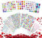 VEGCOO Rhinestone Crafts Bling Crystal Stickers 2000pcs Multicolored and Assorted Shapes Gems for DIY Craft, Nail, Body, Makeup