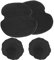 Achselpads, 60 Stück Achselschweiß Polster, Vliesstoff Kleid, Kleidung Achselschweiß Polster, Nicht Sichtbar, für Frauen und Männer, Schwarz