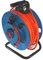 Hilark Garten-Elektrokabeltrommel, Rückspule, Kabeltrommel H07BQ-F 3g2,5 mm2, Schuko-Stecker und Steckdose, Klappsteckdose (50 meter, Orange)