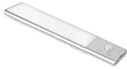 EMUCA - Aplique LED recargable por USB Kaus con sensor de movimiento, L 240 mm, Anodizado mate, Plástico y Aluminio