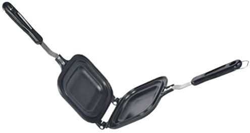 BESTonZON Sandwich-pfanne Pudgie Pie Maker Grilltopf Für Herd Doppelte Seitenpfanne Grill Drücken Toaster Sandwichmaker Brotform Sandwichmaker Am Lagerfeuer Aluminium Haushalt Bratpfanne