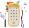 Goorder Jouet Bebe 1 an, Jouets de Téléphone Portable pour Bébé Filles, Smartphone Bebe Enfant avec Lumières et Melodies, Cadeau Éducation Sensorielle Précoce pour 6 9 12 18 Mois Tout-Petits, Jaune